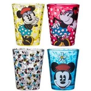 NIB Disney Minnie Mouse Glassware Shot Set of 4 🎀🍸